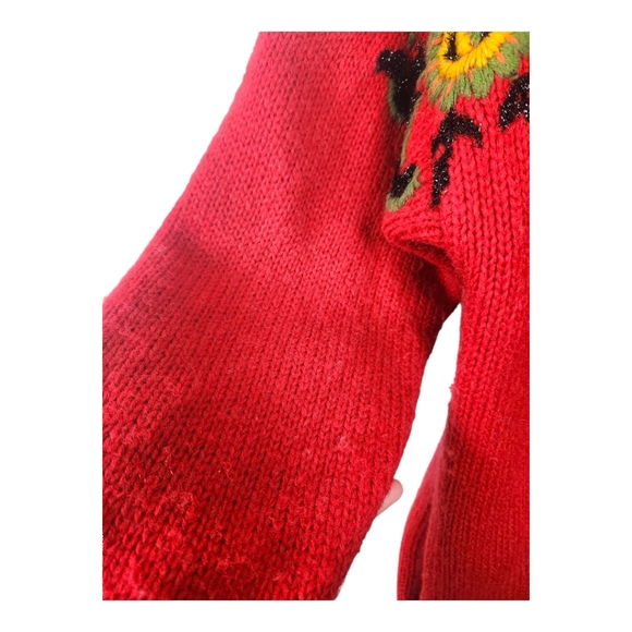 Vintage Cervelle Longline Embellished Shawl Neck Knit Button Front Cardigan - Picture 10 of 11